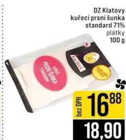 Jip DZ Klatovy kuřecí prsní šunka standard 71 % nabídka