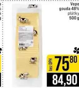 Jip Vepřová gouda 48% plátky nabídka