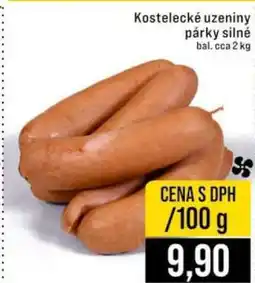 Jip Kostelecké uzeniny párky silné nabídka
