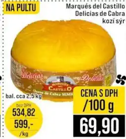 Jip Marqués del Castillo Delicias de Cabra kozí sýr nabídka
