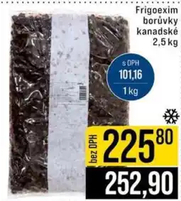 Jip Frigoexim borůvky kanadské 2,5 kg nabídka