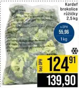 Jip Kardef brokolice růžičky 2,5 kg nabídka
