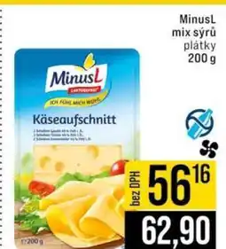 Jip MinusL mix sýrů plátky nabídka