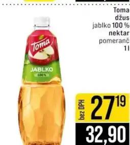 Jip Toma džus nabídka