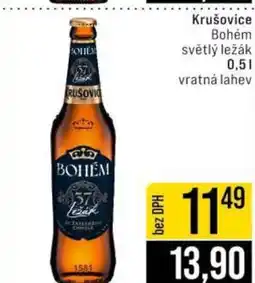 Jip Krušovice Bohém světlý ležák nabídka