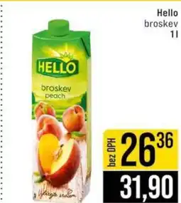Jip Hello broskev 1l nabídka