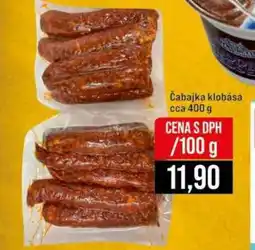 Jip Čabajka klobása nabídka