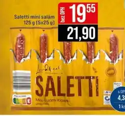 Jip Saletti mini salám nabídka