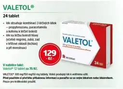 mojelekarna.cz VALETOL® nabídka
