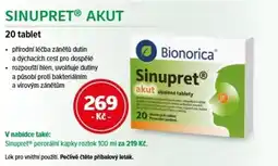 mojelekarna.cz Sinupret Akut nabídka