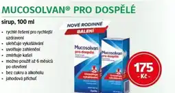mojelekarna.cz Mucosolvan® pro dospělé nabídka