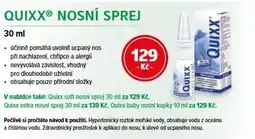 mojelekarna.cz Quixx® Nosní sprej nabídka