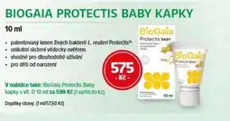 mojelekarna.cz Biogaia Protectis baby kapky nabídka