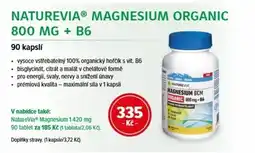 mojelekarna.cz Naturevia Magnesium organic 800 mg + B6 nabídka