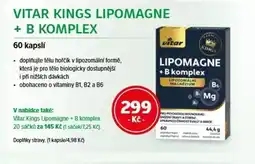 mojelekarna.cz Vitar Kings lipomagne + B komplex nabídka