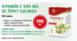 mojelekarna.cz Vitamin C 500 mg se šípky galmed nabídka