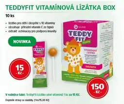 mojelekarna.cz Teddyfit Vitamínová lízátka box nabídka