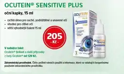 mojelekarna.cz Ocutein Sensitive plus nabídka