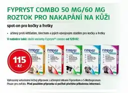 mojelekarna.cz Fypryst Combo 50 mg/60 mg roztok pro nakapání na kůži nabídka