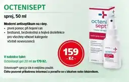 mojelekarna.cz Octenisept nabídka