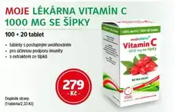 mojelekarna.cz Moje lékárna vitamín C 1000 mg se šípky nabídka