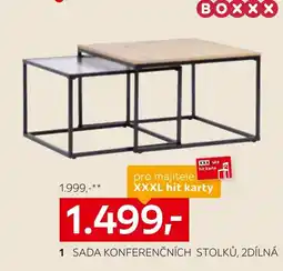 XXXLutz Sada konferenčních stolků, 2dílná nabídka