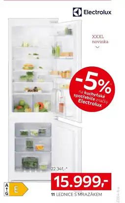 XXXLutz Electrolux Lednice s mrazákem nabídka