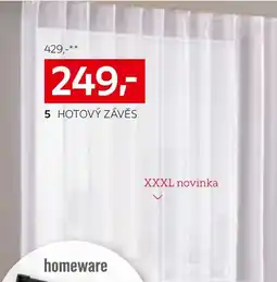 XXXLutz Hotový závěs nabídka