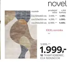 XXXLutz Tkaný koberec nabídka