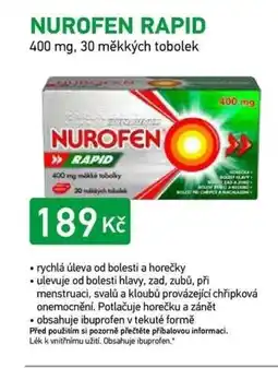 Alphega Lékárna Nurofen rapid nabídka