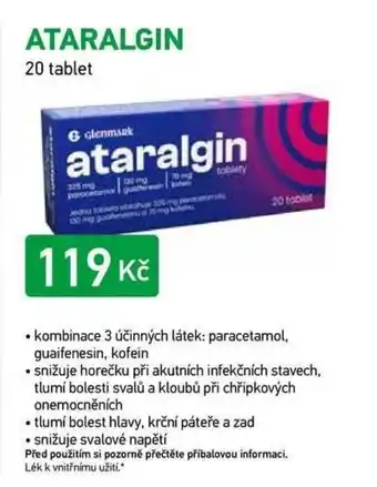 Alphega Lékárna Ataralgin nabídka