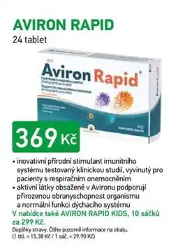 Alphega Lékárna Aviron Rapid nabídka