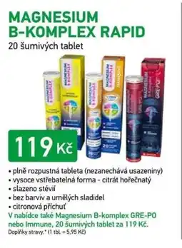 Alphega Lékárna Magnesium B-komplex rapid nabídka
