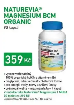 Alphega Lékárna Naturevia Magnesium BCM organic nabídka