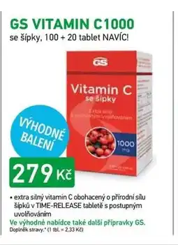 Alphega Lékárna GS vitamin C1000 nabídka