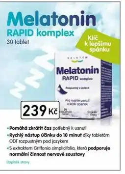 Alphega Lékárna Melatonin Rapid komplex nabídka