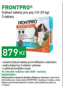 Alphega Lékárna FRONTPRO® žvýkací tablety pro psy nabídka