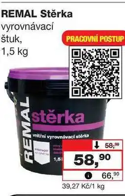 Barvy a laky drogerie REMAL Stěrka vyrovnávací štuk nabídka