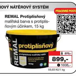 Barvy a laky drogerie REMAL Protiplísňový malířská barva s protiplísňovým účinkem nabídka