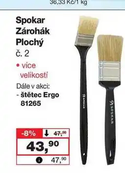 Barvy a laky drogerie Spokar Zárohák Plochý č. 2 více velikostí nabídka