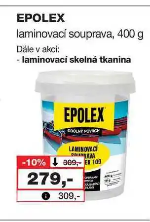 Barvy a laky drogerie EPOLEX laminovací souprava nabídka