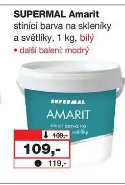 Barvy a laky drogerie SUPERMAL Amarit stínící barva na skleníky a světlíky, 1 kg, bílý nabídka