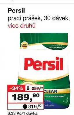 Barvy a laky drogerie Persil prací prášek, 30 dávek nabídka