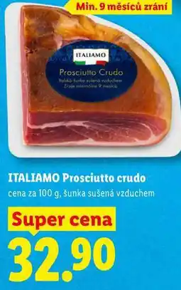 Lidl ITALIAMO Prosciutto crudo, cena za nabídka