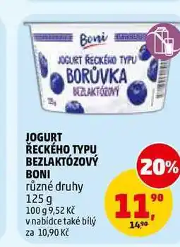 Penny Market JOGURT ŘECKÉHO TYPU BEZLAKTÓZOVÝ BONI nabídka