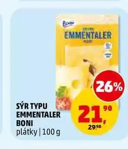 Penny Market SÝR TYPU EMMENTALER BONI nabídka