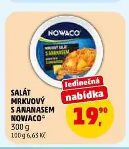 Penny Market SALÁT MRKVOVÝ S ANANASEM NOWACO nabídka