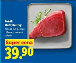Lidl Tuňák žlutoploutvý, cena za nabídka