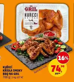 Penny Market KUŘECÍ KŘÍDLA SMOKY BBQ NA GRIL nabídka