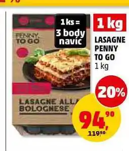 Penny Market LASAGNE PENNY TO GO nabídka